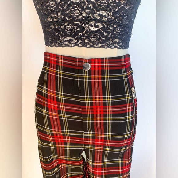 Zara Plaid Pants - Size US S - Picture 2 of 4